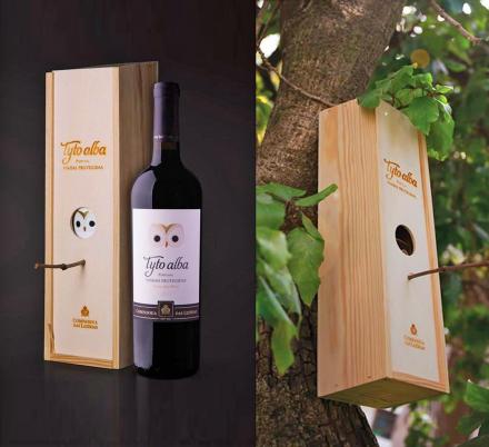 This Wine Bottle Comes With a Wine Box That Turns Into a Bird House When You’re Done With It