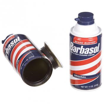 Hidden Compartment Barbasol Can
