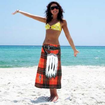 Kilt Beach Towel