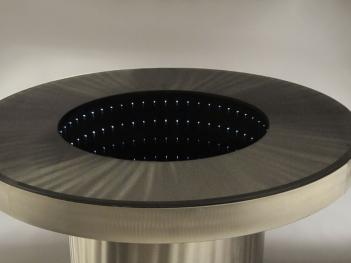 Infinity Tunnel Mirror Dining Table