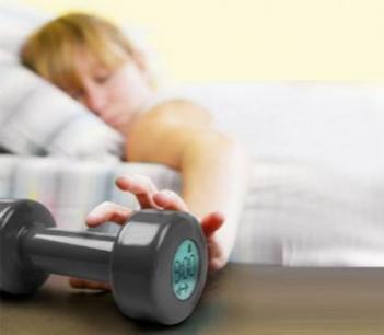 Dumbbell Alarm Clock