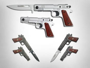 Gun Shaped Folding Knife