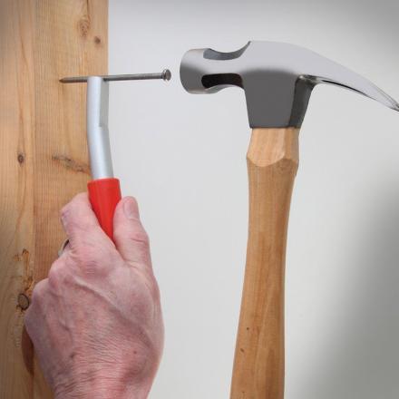Thumb Saver Holds Your Nails While You Hammer