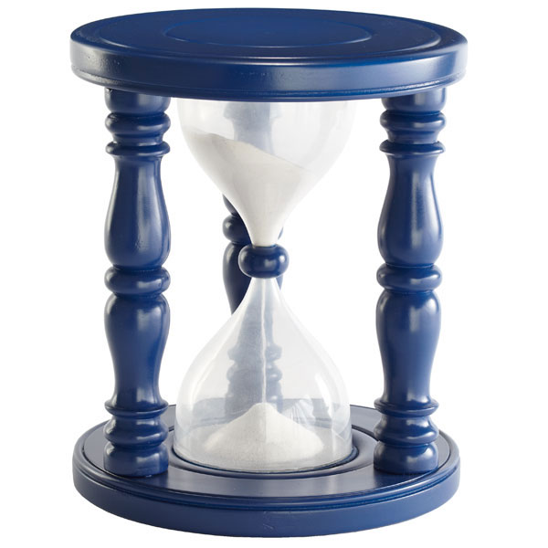 Time Out Sand Timer Stool - Kids time-out stool with hourglass sand timer