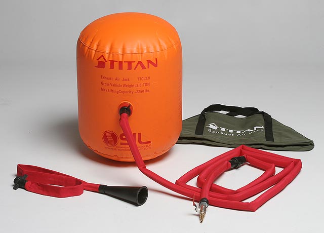 Exhaust Car Jack -  Car Jack Uses Your Cars Own Exhaust To Lift Your Car