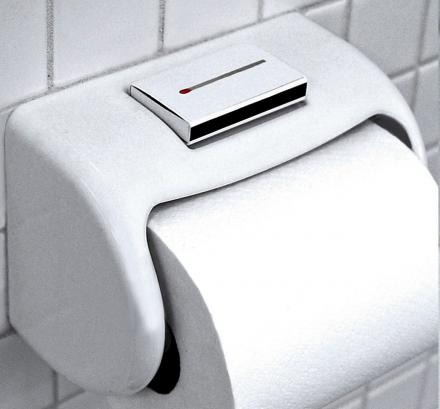 Toilet Paper Dispenser With Matchbox Holder