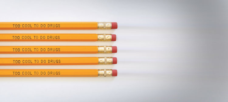 Too Cool To Do Drugs Pencils