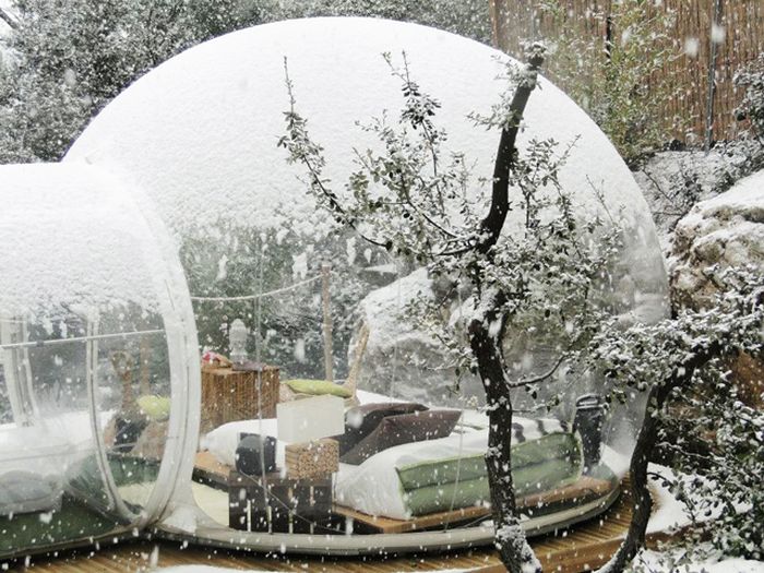 Bubble Tent - Transparent Bubble Tent Lets You Fall Asleep Under The Stars