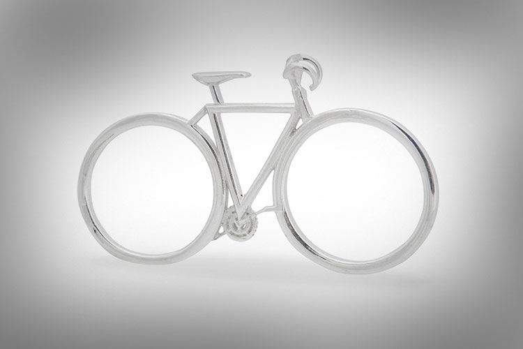 Two Fingered Bicycle Ring