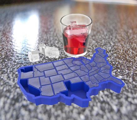 United States Shaped Ice Cube Tray