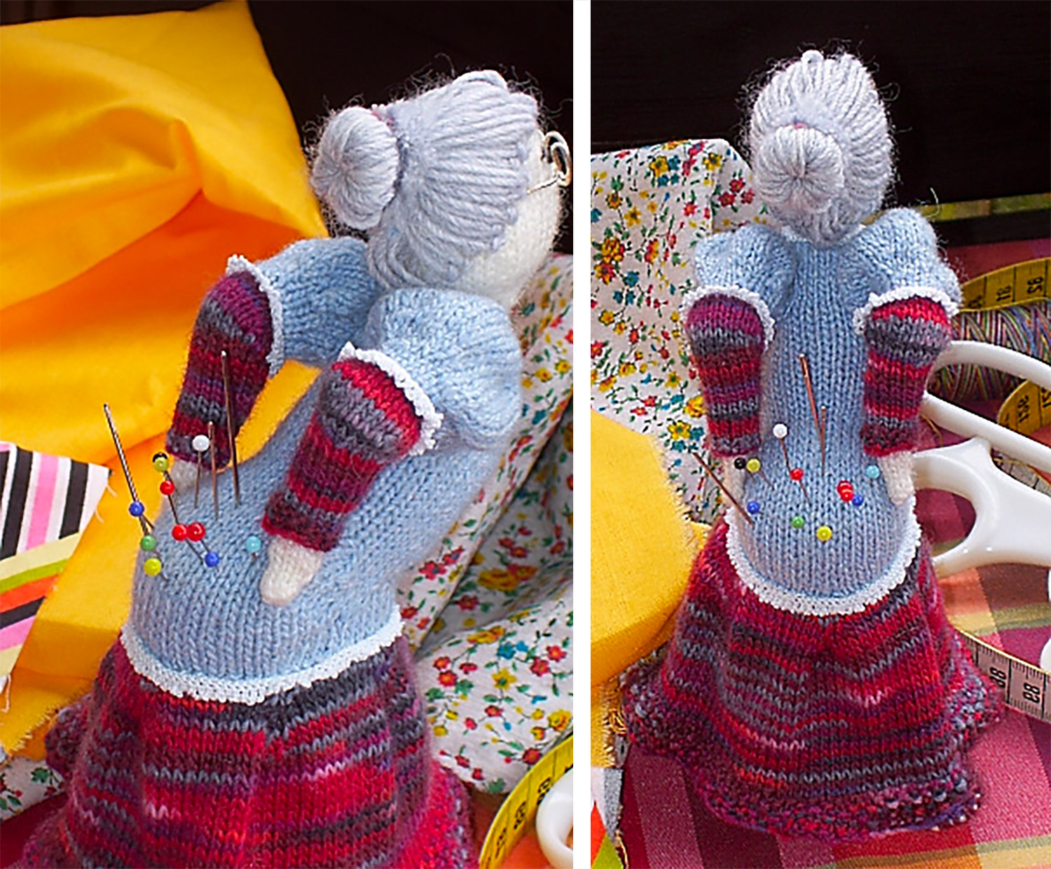 Granny Butt Pin Cushion