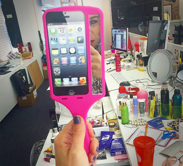 The Selfie Brush Is an iPhone Case and Hair Brush