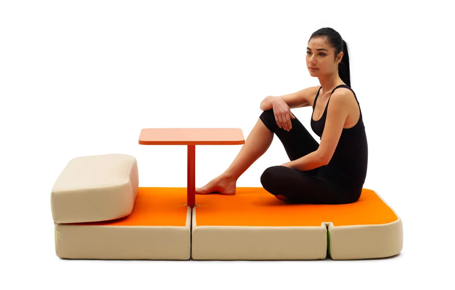 Folding Table That Converts Into a Bed - Campeggi transforming table bed