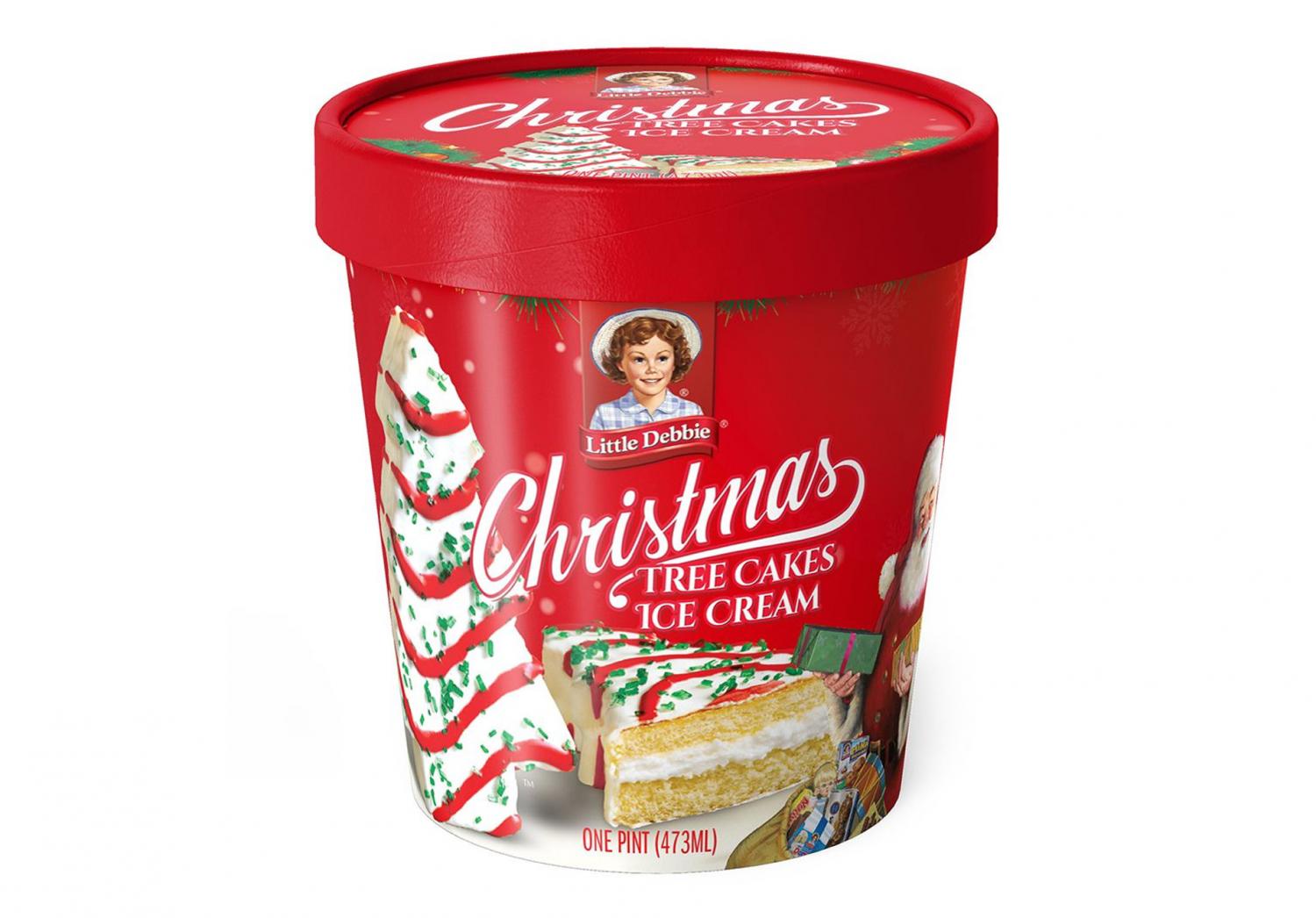 Little Debbie Christmas Tree Cakes Ice Cream