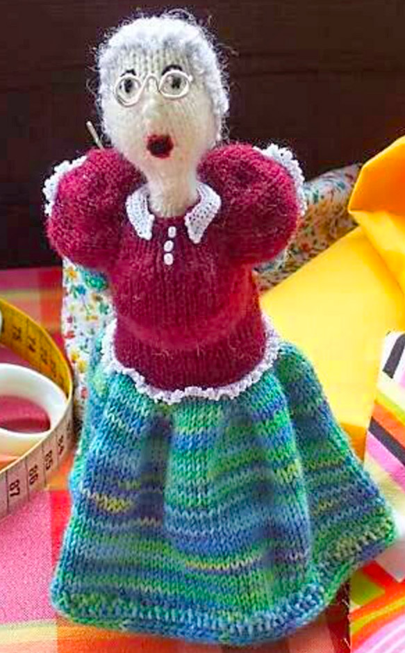 Granny Butt Pin Cushion