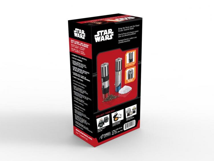 Star Wars Lightsaber Salt and Pepper Set - Mini electric lightsaber salt and pepper grinders
