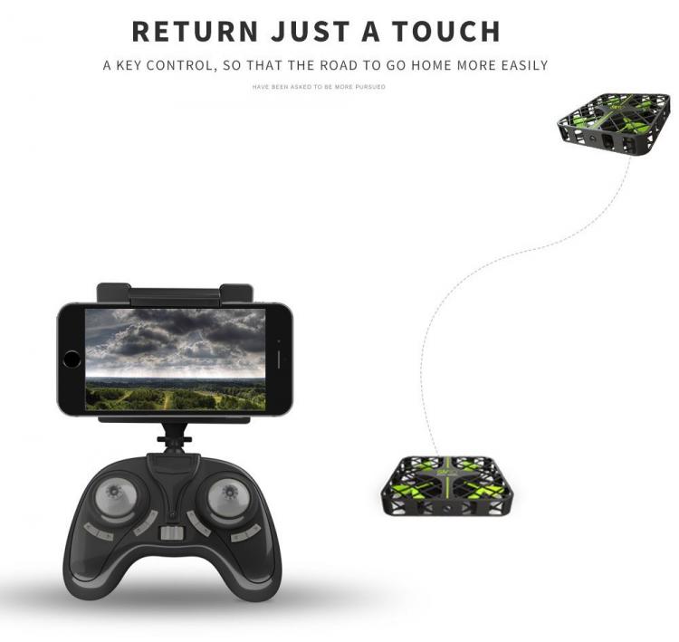 Foldable Caged Mini Drone You Can Control With Your Phone