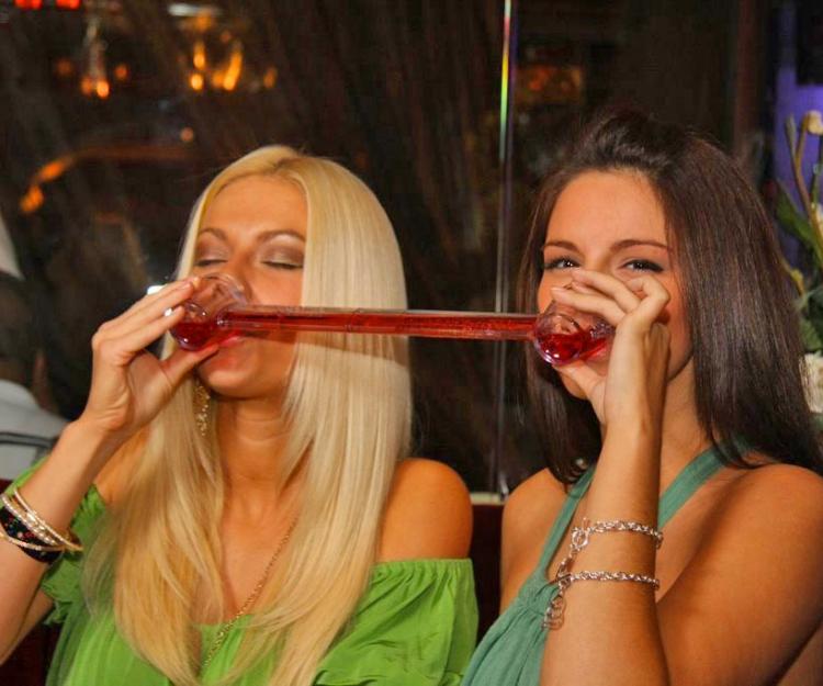 Wingman Shot Glass: Mini Shotski Tube, Lets You Take a Shot With a Friend