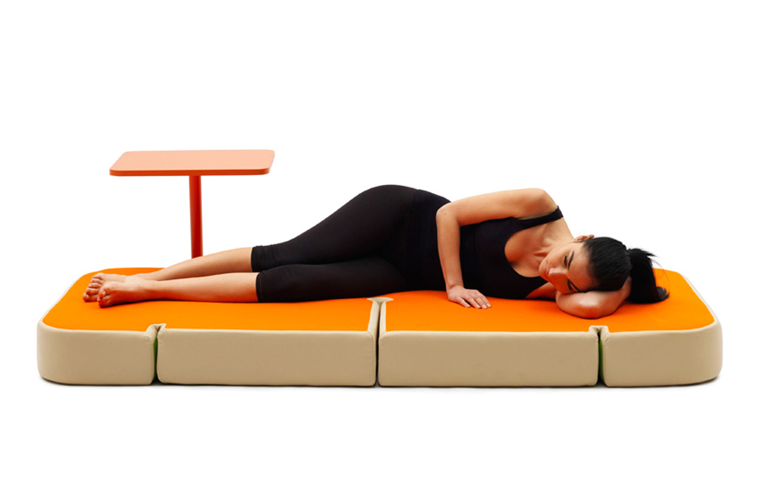 Folding Table That Converts Into a Bed - Campeggi transforming table bed