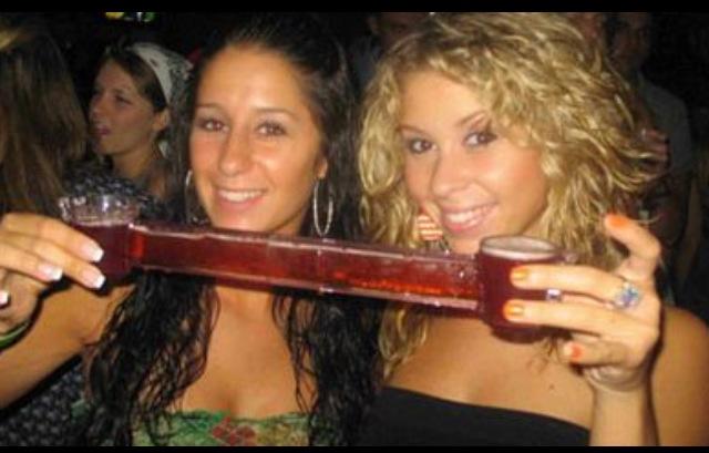 Wingman Shot Glass: Mini Shotski Tube, Lets You Take a Shot With a Friend