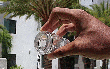 DoubleTake Shot Glass - Shot glass with second container for shot chaser - release finger hole to drink chaser