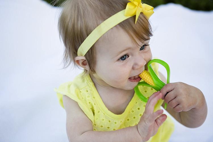  Mini Corn Cob Infant Toothbrush - Corn Cob Baby Teether