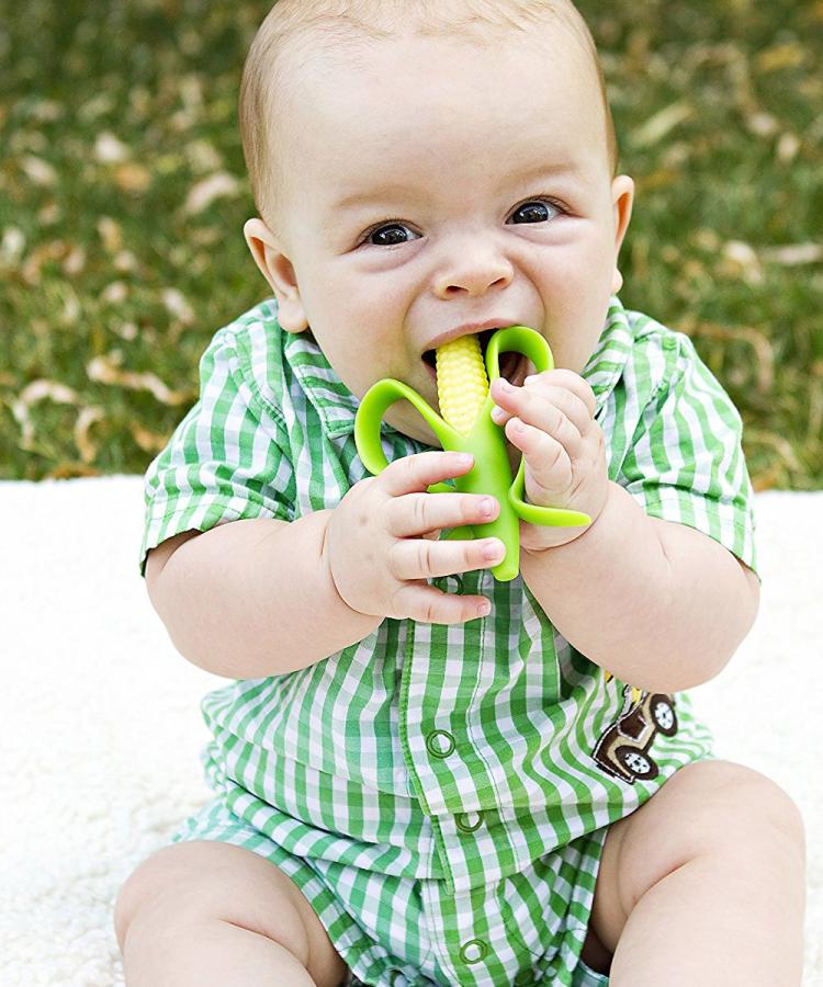  Mini Corn Cob Infant Toothbrush - Corn Cob Baby Teether