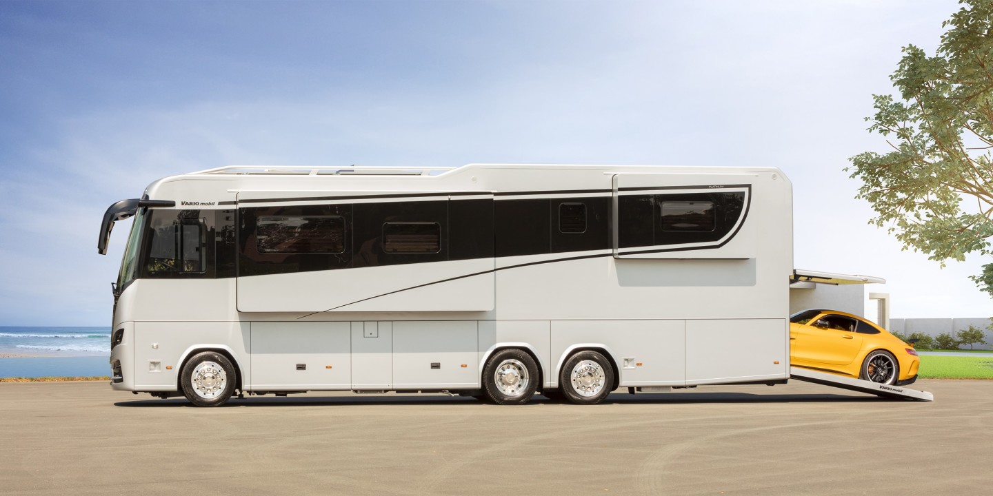1.8 Million Ultra-Luxury RV With Garage In Back - 2021 Vario Mobil Perfect 1200 Platinum Motorhome