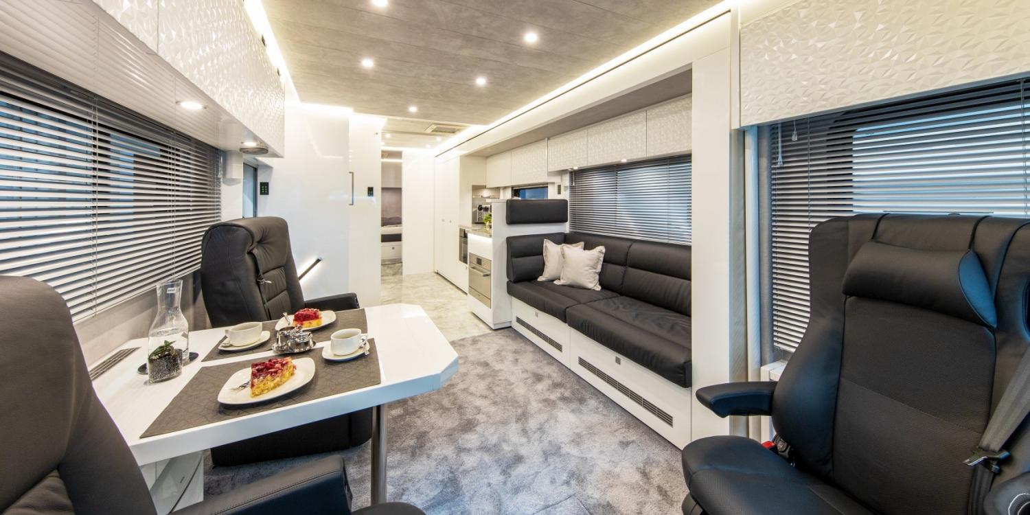 1.8 Million Ultra-Luxury RV With Garage In Back - 2021 Vario Mobil Perfect 1200 Platinum Motorhome