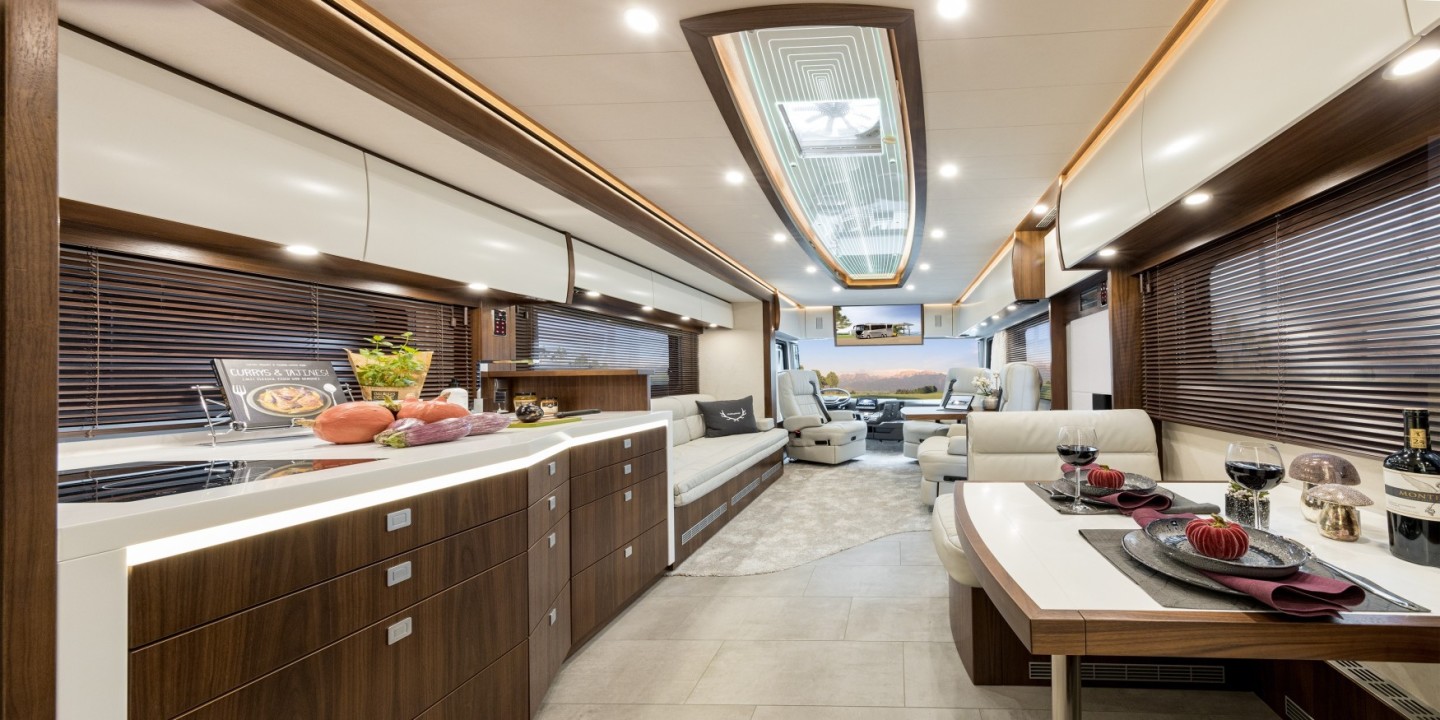 1.8 Million Ultra-Luxury RV With Garage In Back - 2021 Vario Mobil Perfect 1200 Platinum Motorhome