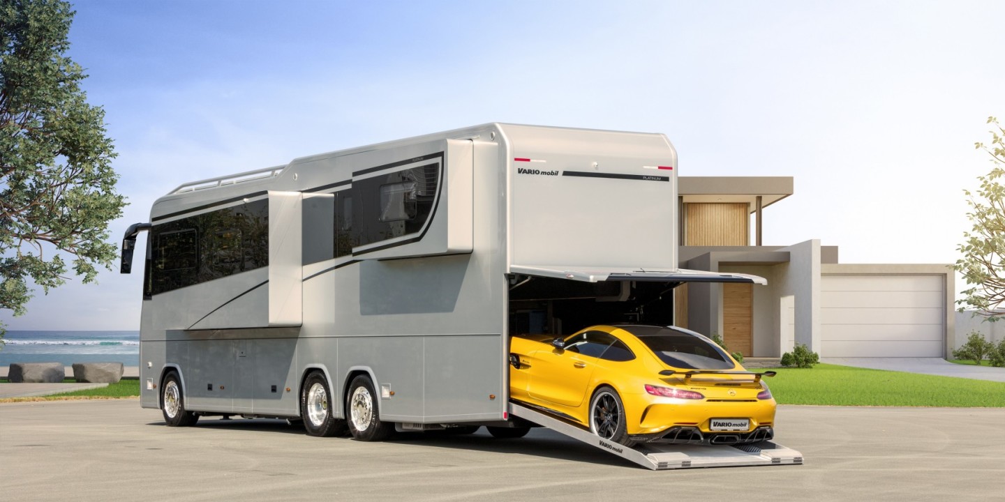 1.8 Million Ultra-Luxury RV With Garage In Back - 2021 Vario Mobil Perfect 1200 Platinum Motorhome