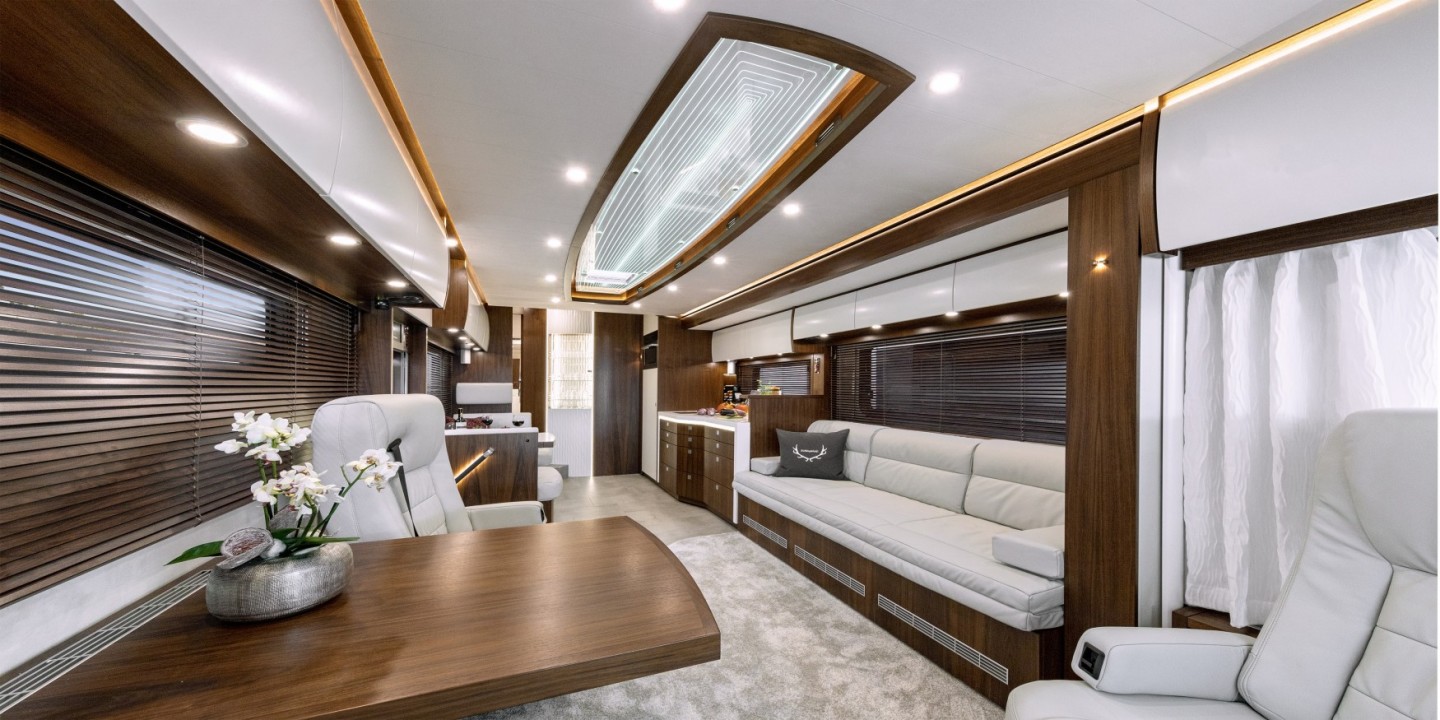 1.8 Million Ultra-Luxury RV With Garage In Back - 2021 Vario Mobil Perfect 1200 Platinum Motorhome
