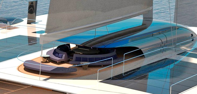 130 Foot Wide Trimaran Superyacht Zero Emission
