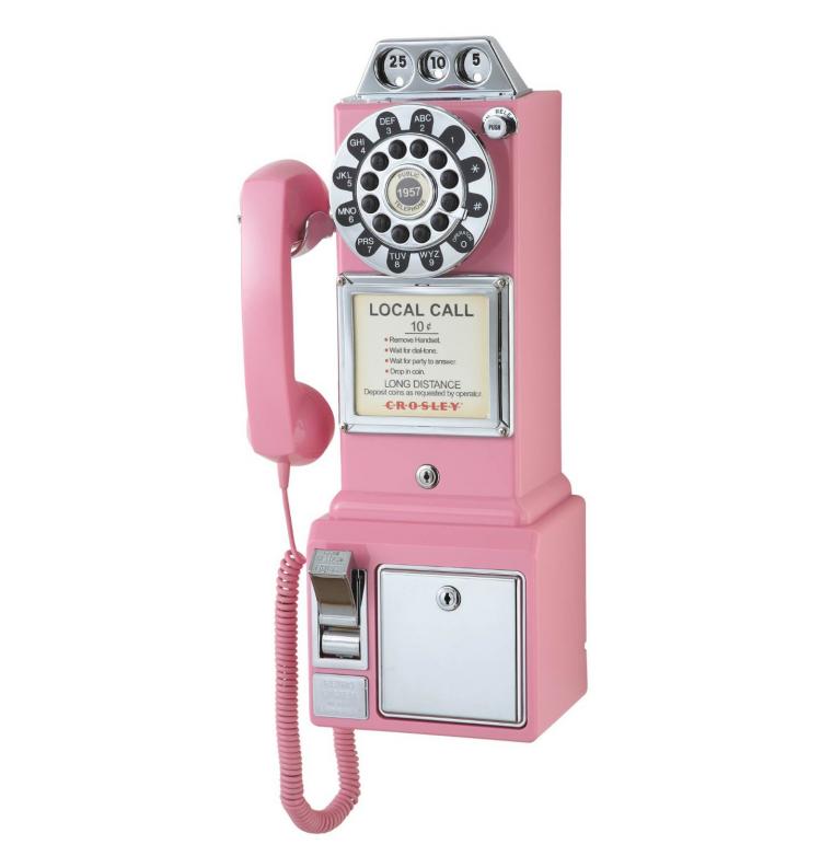  1950's Payphone Replica Landline Phone