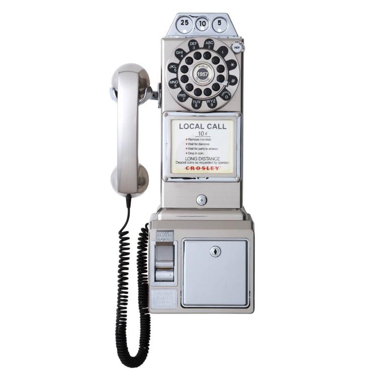  1950's Payphone Replica Landline Phone