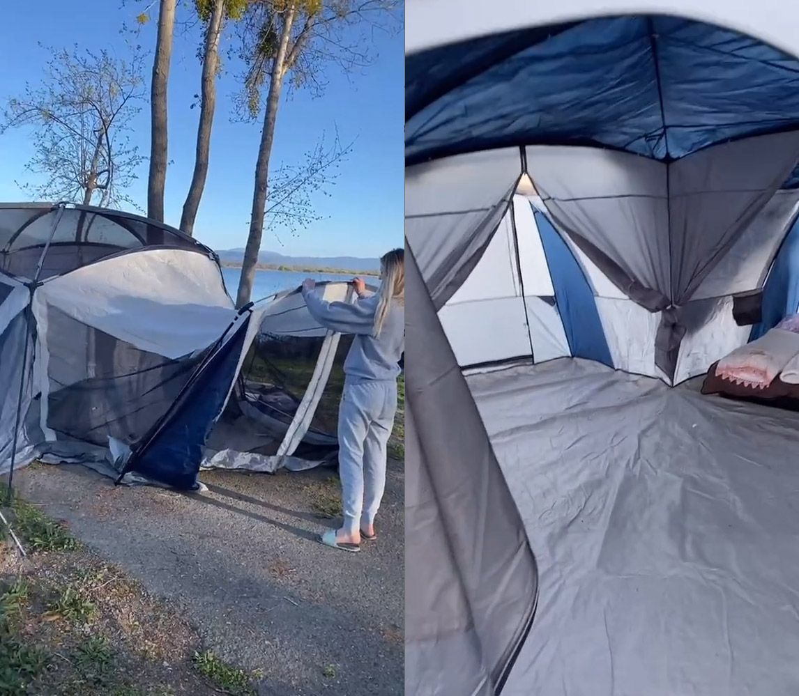 Giant 20-Person Tent With 5 Bedroom Compartments