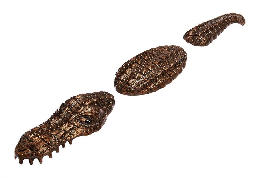 3-Piece Crocodile Garden Statues