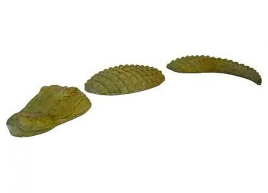 3-Piece Crocodile Garden Statues