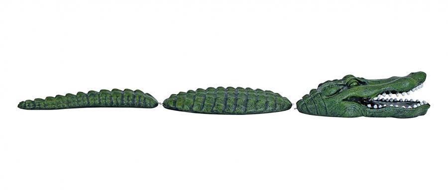 3-Piece Crocodile Garden Statues