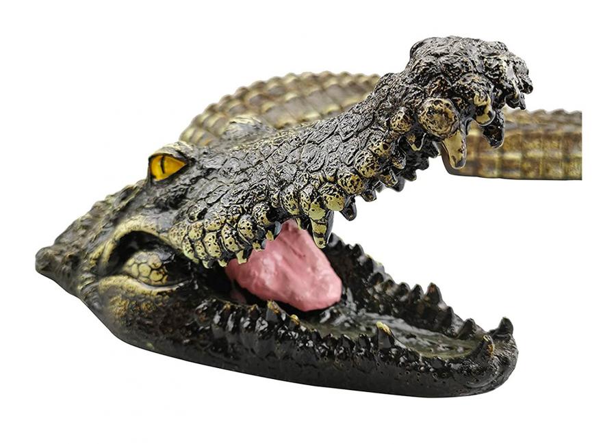 3-Piece Crocodile Garden Statues