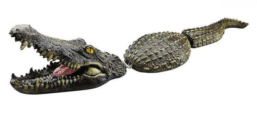 3-Piece Crocodile Garden Statues
