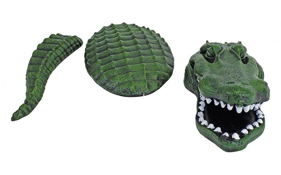 3-Piece Crocodile Garden Statues