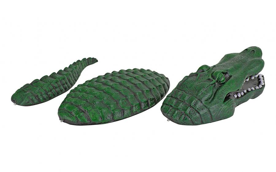 3-Piece Crocodile Garden Statues
