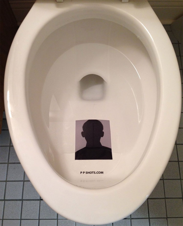Toilet Target Stickers