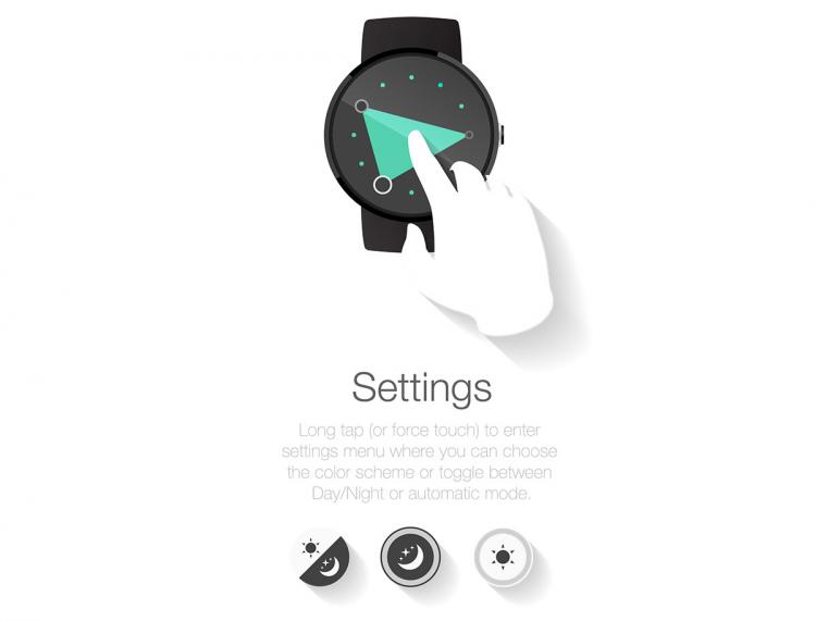 3ANGLE Smart Watch - Changing Triangle Tells Time