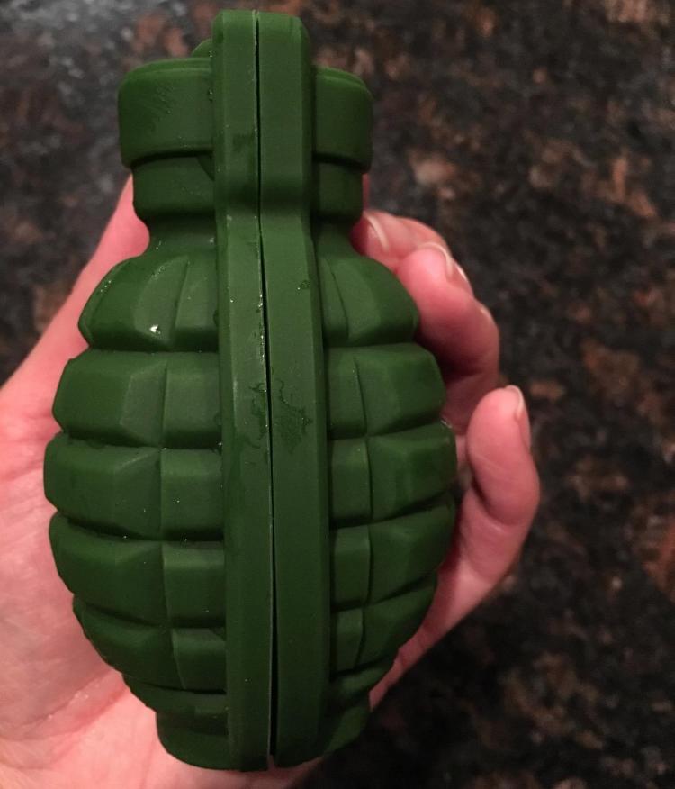 3D Grenade Ice Cube Mold
