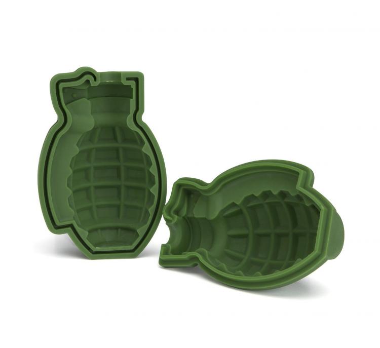 3D Grenade Ice Cube Mold