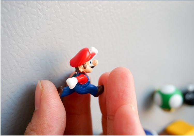 3D Mario Fridge Magnets Let You Build Your Own Mario Level - Geeky Super Mario Brick Magnets