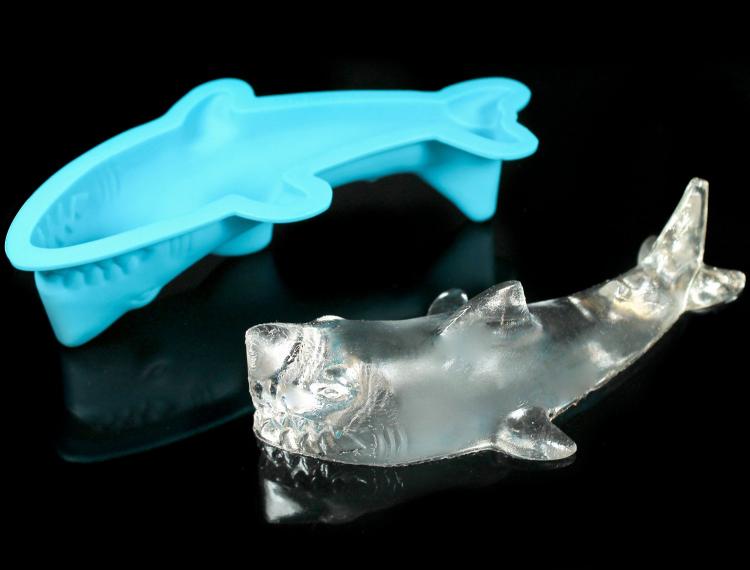 3D Shark Ice Mold - Giant shark ice cube maker mold