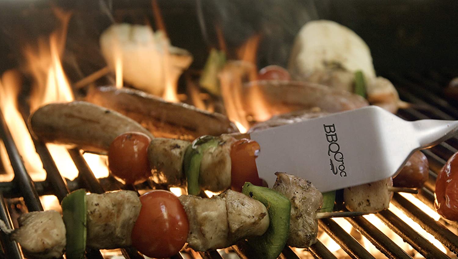 4-in-1 BBQ Tongs and Spatula Combo BBQCroc